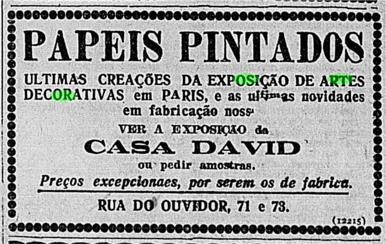 Foto do Anúncio extraído de Correio da manhã, 27 abr. 1926