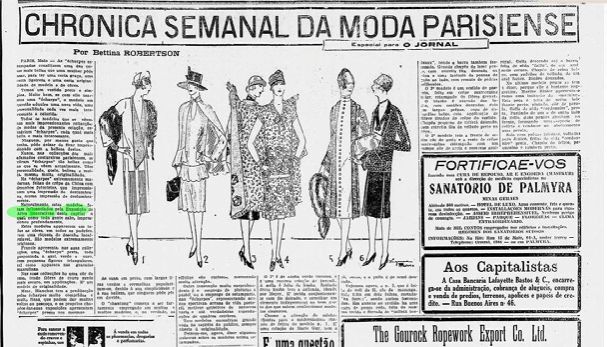 Foto da Cronica Semanal de Moda Parisiense
