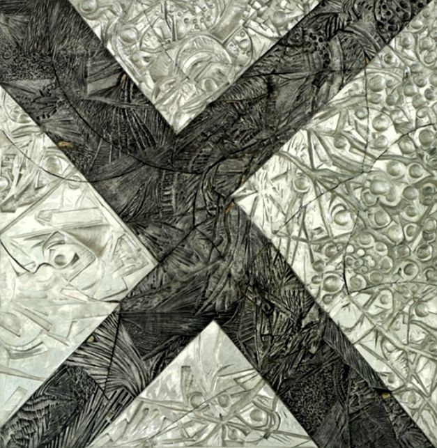 Obra - Imigração e Substituição, 1998. Latão e alumínio. Acervo dos Palácios.