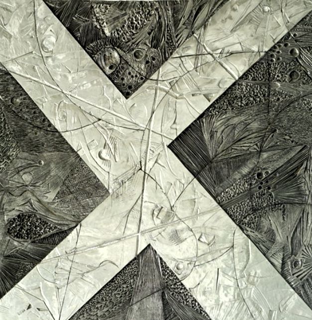 Obra - Imigração e Substituição, 1998. Latão e alumínio. Acervo dos Palácios.