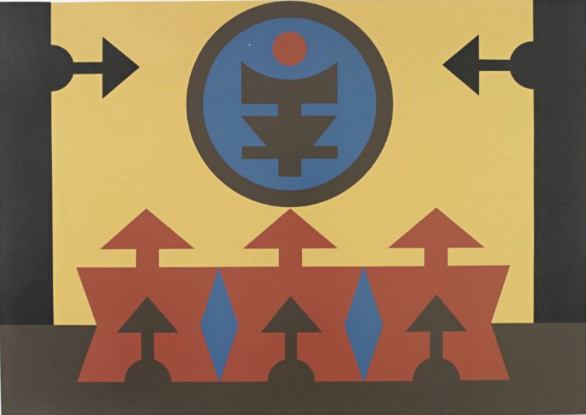 Obra - Rubem Valentim. Sem título, 1989.