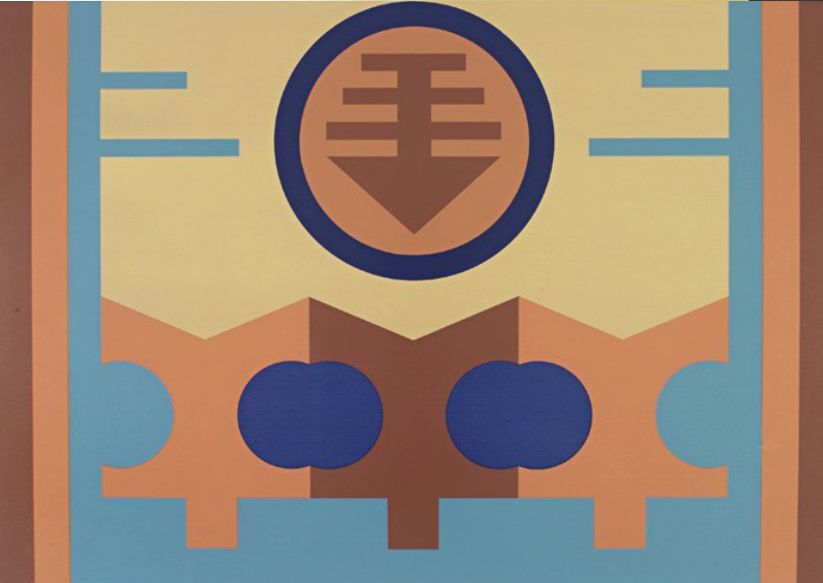 Obra -  Rubem Valentim. Sem título, 1989.