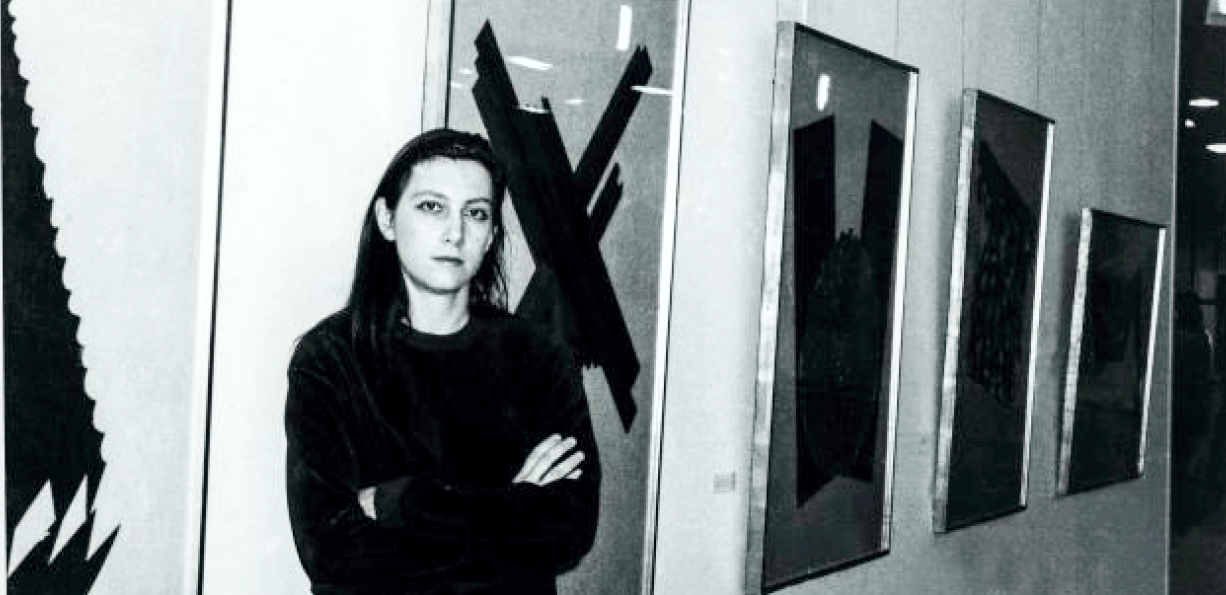 Foto da artista jovem