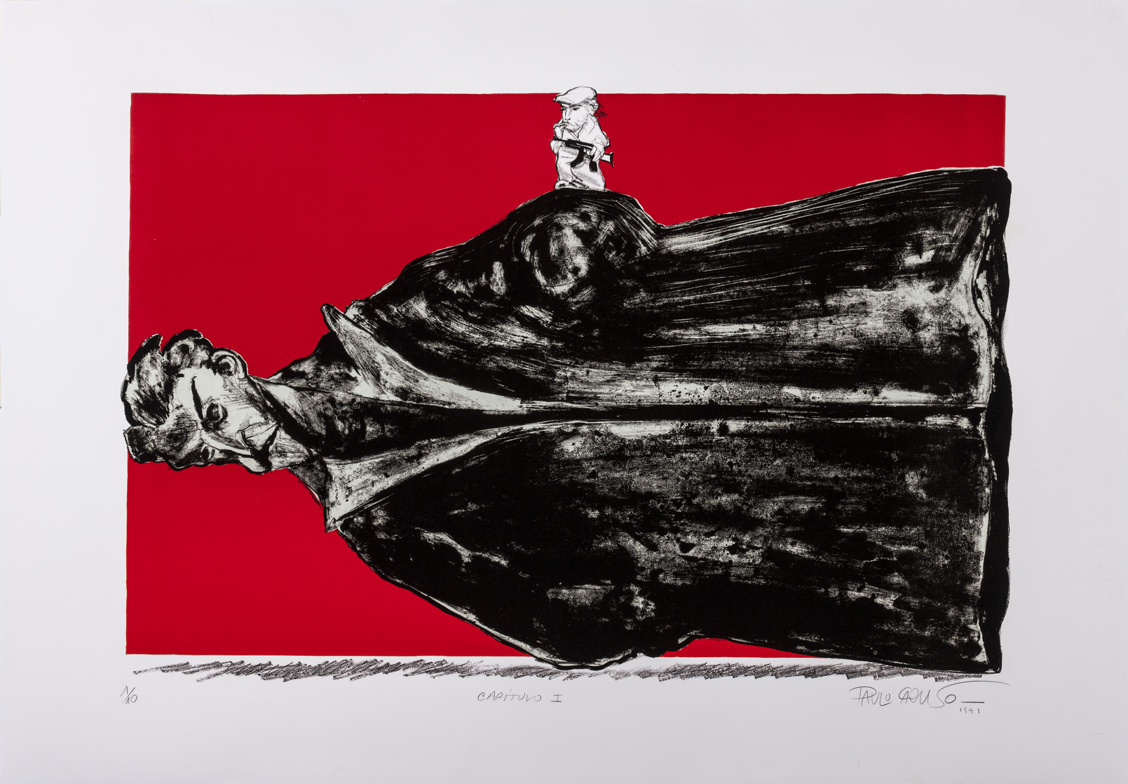 Paulo Caruso. Artigo I, 1991. Litografia colorida sobre papel. Acervo dos Palácios.