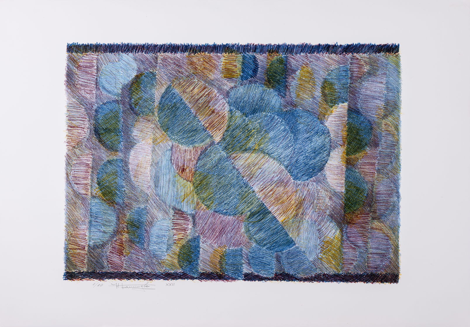 Hermelindo Fiaminghi. Artigo XXII (série Direitos Humanos), 1991. Litografia sobre papel. Acervo dos Palácios. 