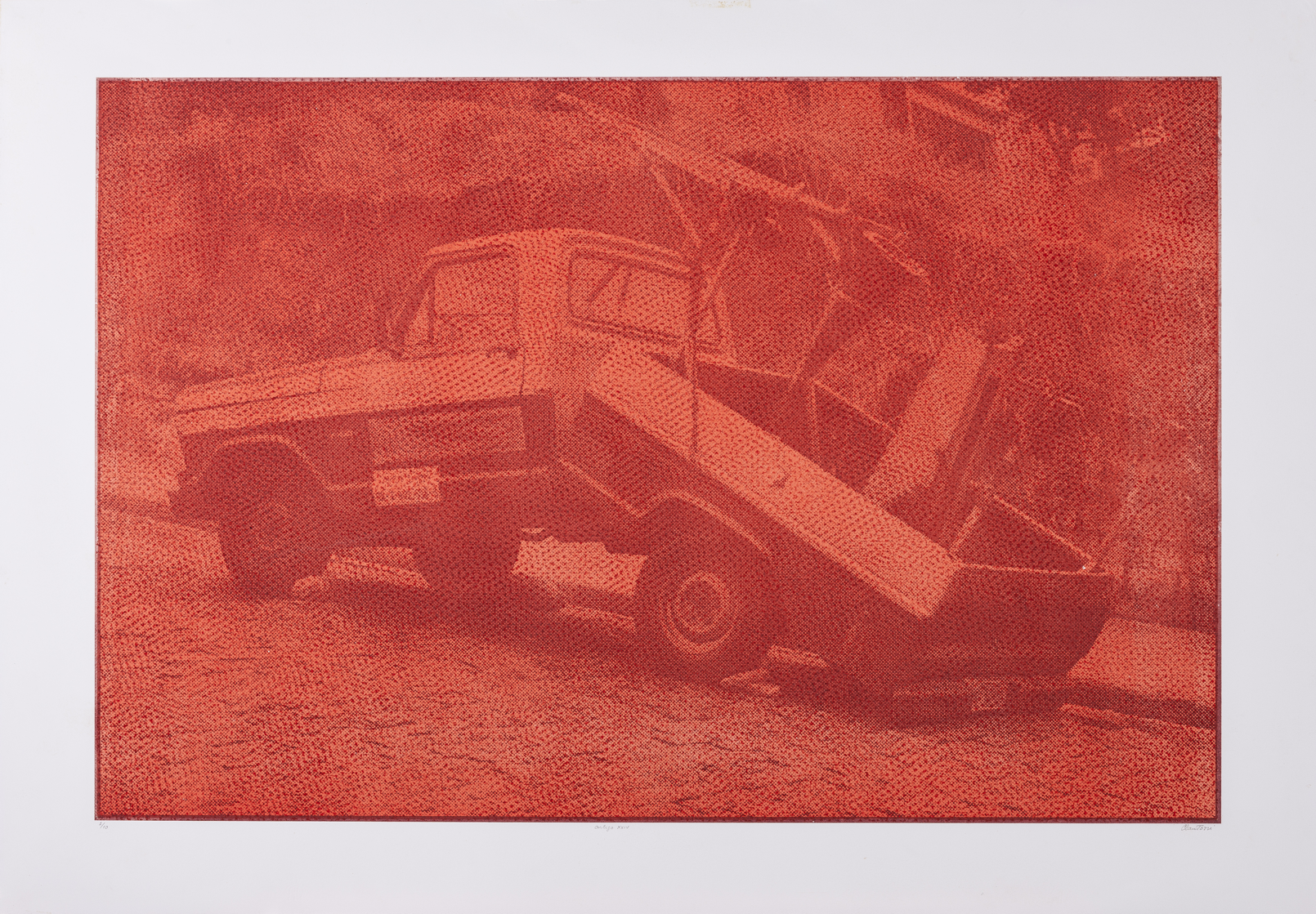 Claudio José Tozzi (São Paulo/SP, 1944). Artigo XXIV, 1991. Litogravura sobre papel. 