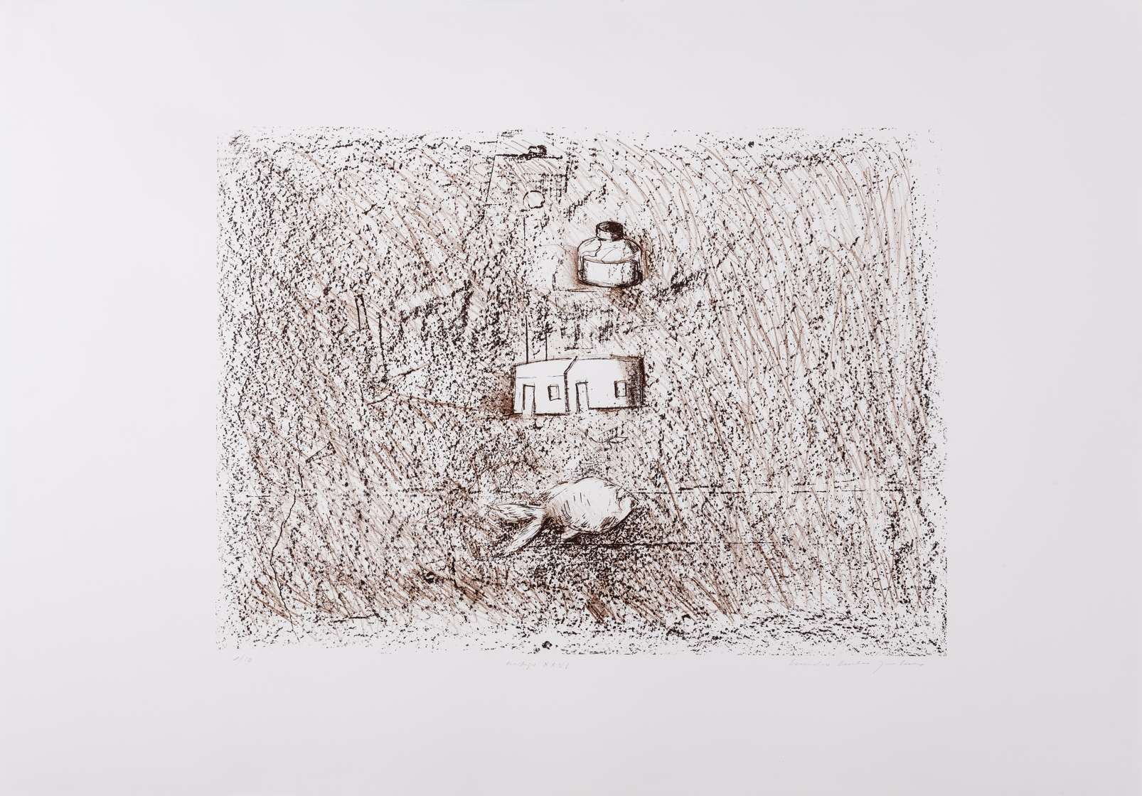 Evandro Carlos Jardim. Artigo XVI, 1991. Litografia. Acervo dos Palácios. 