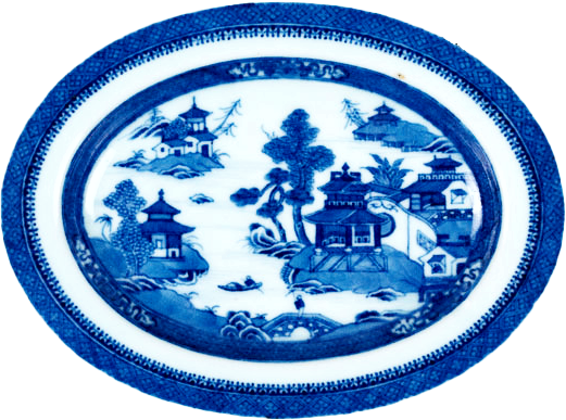 Travessa de Serviço
de Mesa “Os Salgueiros”, século XVIII.