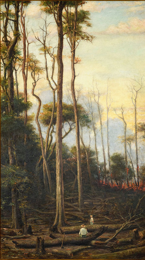 Foto da obra: As perobeiras, 1906.
