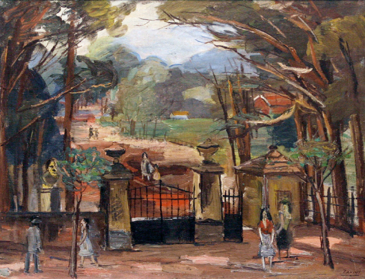 Mario Zanini, Jardim da Aclimação, 1935