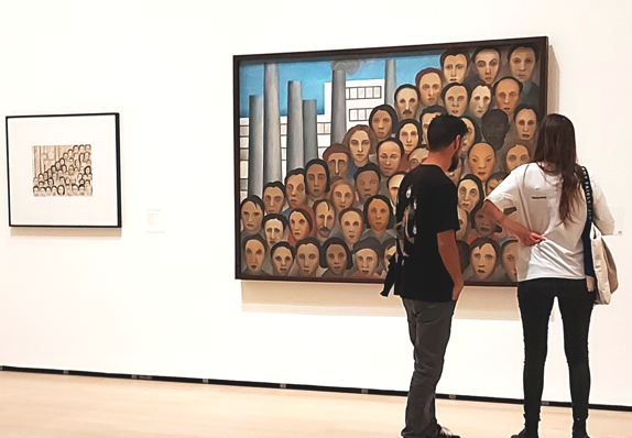 Foto da exposição itinerante em Bilbao