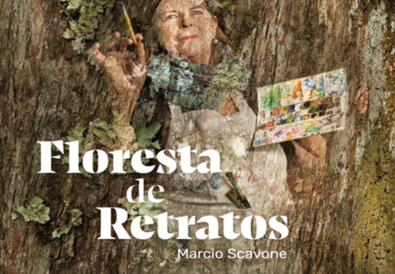 Imagem com o texto Floresta de Retratos