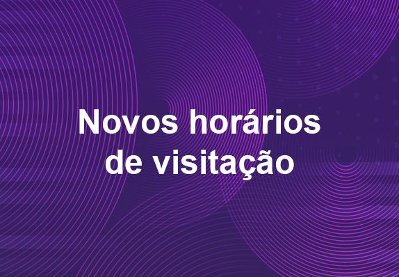Ilustração Novos horários de visitação