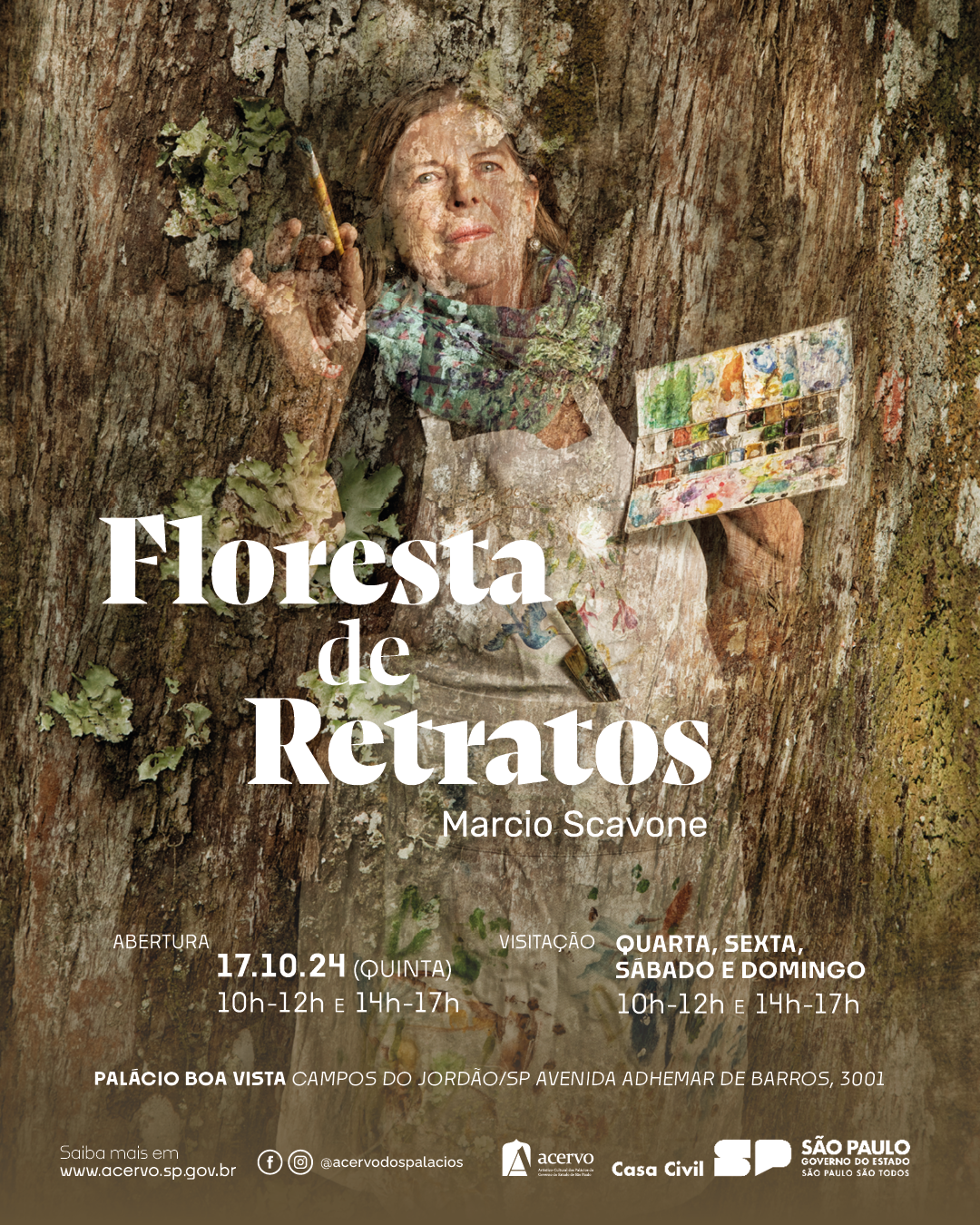 Divulgação da Exposição exposição Floresta de Retratos