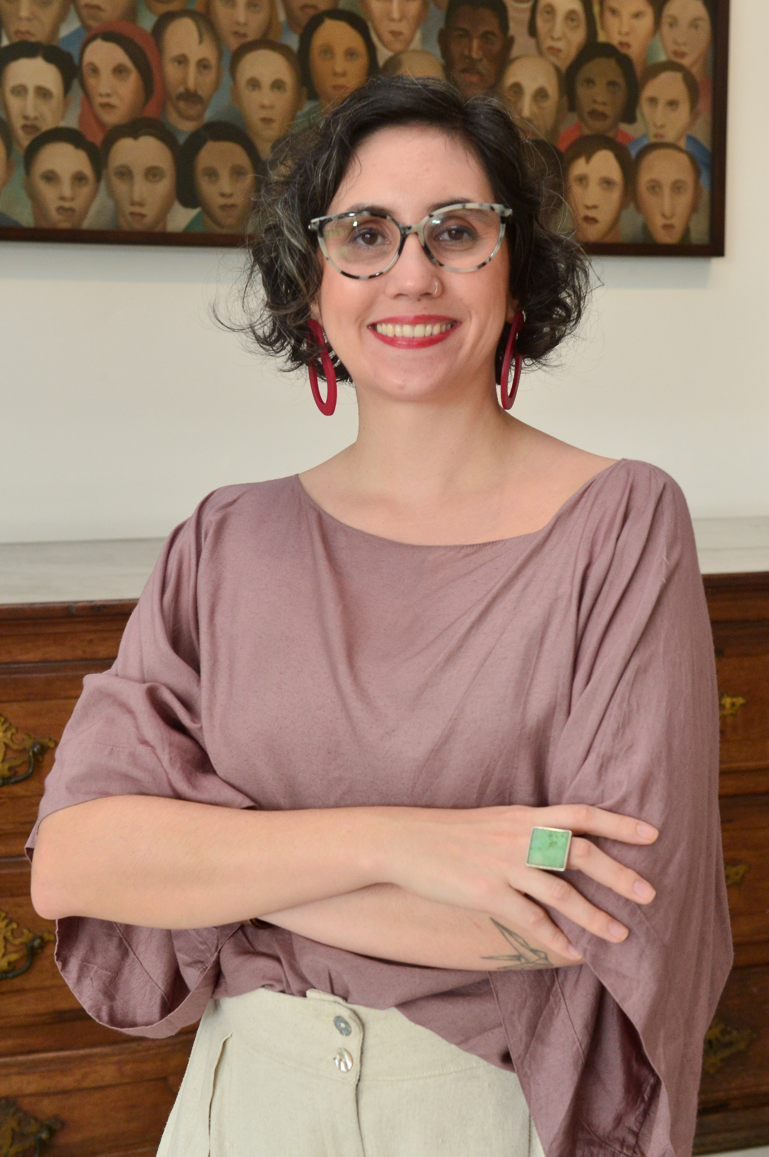 Curadora do Acervo Rachel Vallego