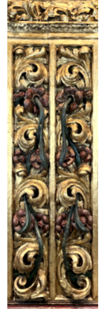 Talha da antiga Sé de Salvador. Século XVI-XVII.