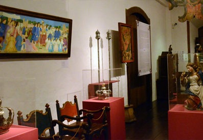 Foto da exposição - Rememoração: arte religiosa como documento histórico