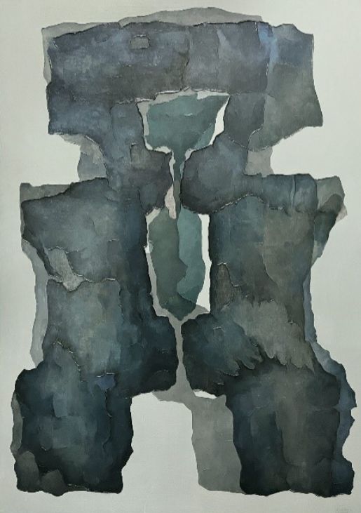 Samson Flexor (Soroca, Moldávia, 1907 – São Paulo/SP, 1971). Bípede, 1967. Óleo sobre tela
					192 x 135,5 cm