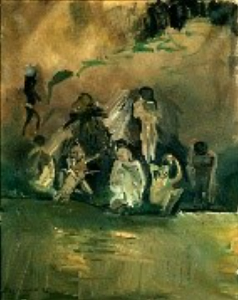 Banho em família – Puruzinho, 1975.