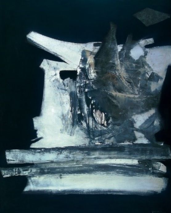 Manabu Mabe (Kumamoto/Japão, 1924 – São Paulo/SP, 1997). Fome, 1961. Óleo sobre tela.
251,7 x 201,7 x 4,50 cm