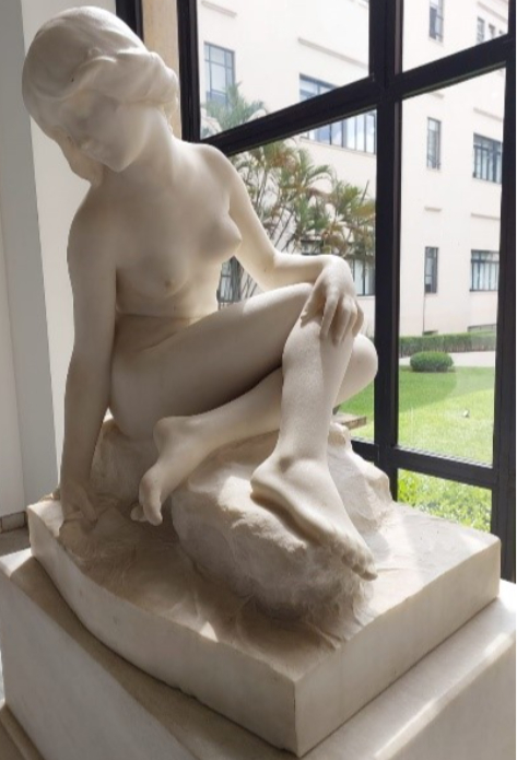 Ninfa em um poço, c. 1850.