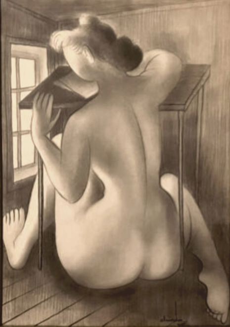 Mulher nua, 1946.
