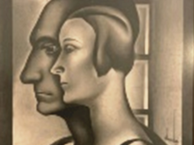 Duas figuras, 1927.